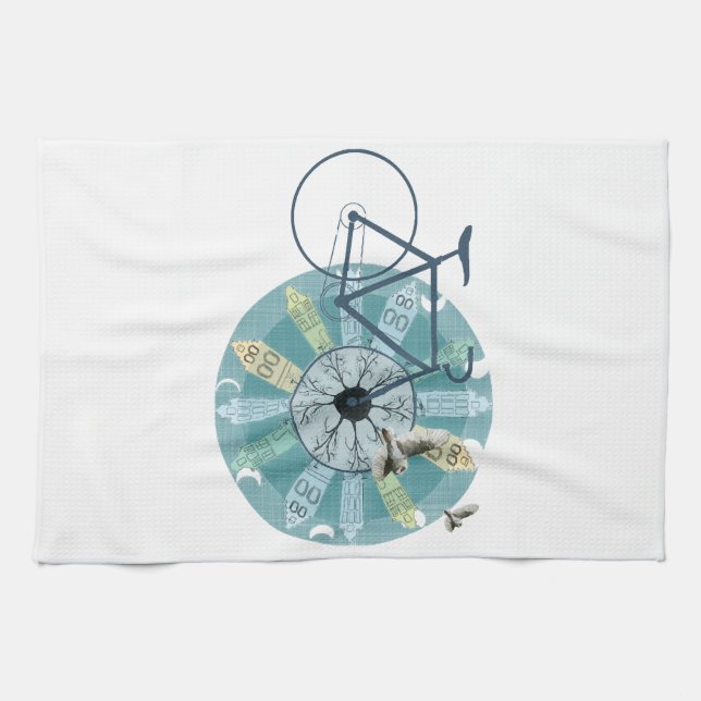 Paño De Cocina Skyline de Ámsterdam (Horizontal)