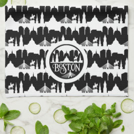 Paño De Cocina Skyline de Boston