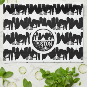 Paño De Cocina Skyline de Boston