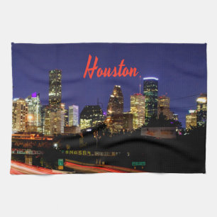 Paño De Cocina Skyline de Houston Texas