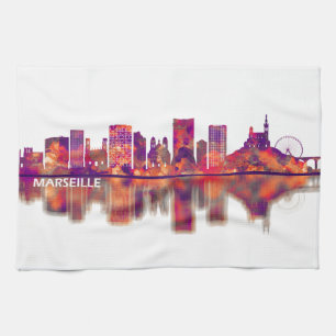 Paño De Cocina Skyline de Marsella