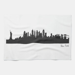 Paño De Cocina Skyline New York