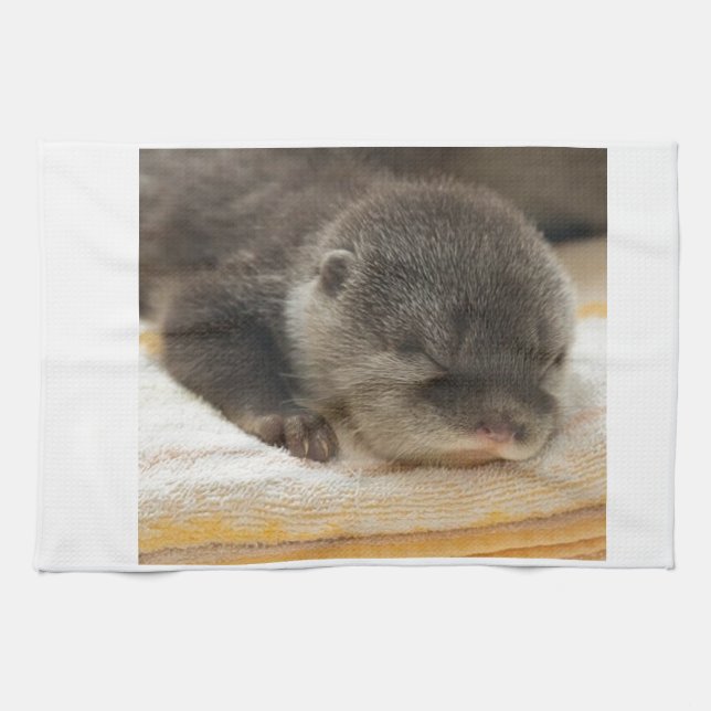 Paño De Cocina Sleepy Otter (Horizontal)