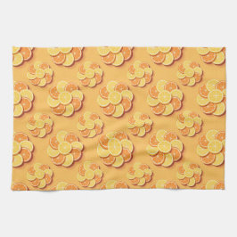 Paño De Cocina Slices of lemons and oranges