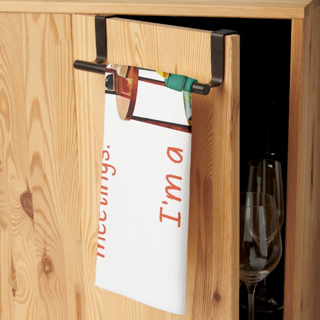 Paño De Cocina SlipperyJoe socializando a la mujer de la cosecha  (Pliegue de tercios)