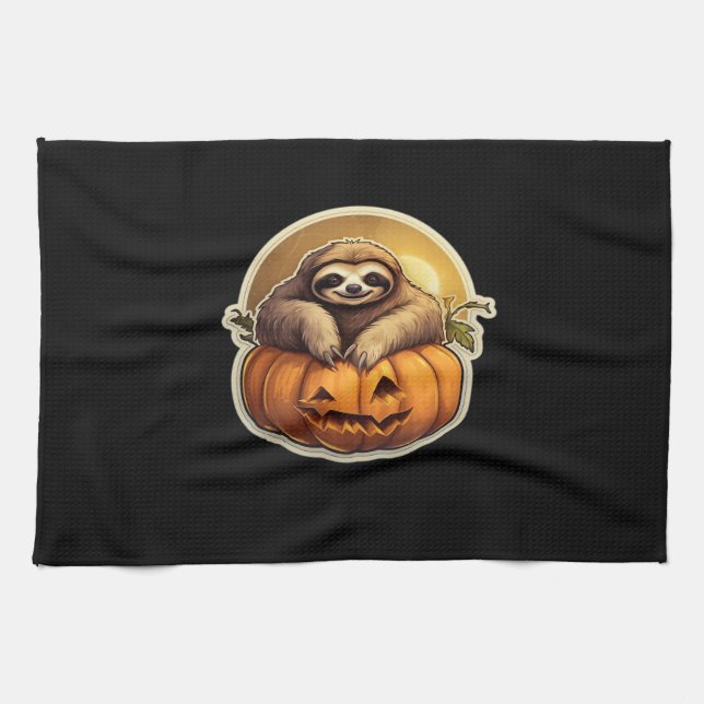 Paño De Cocina Sloth themed halloween Classic T-Shirt_1 (Horizontal)