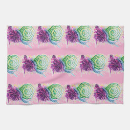 Paño De Cocina Snail in the Fig