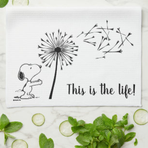 Paño De Cocina Snoopy con Dandelion