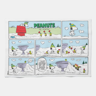 Paño De Cocina Snoopy y la tripulación