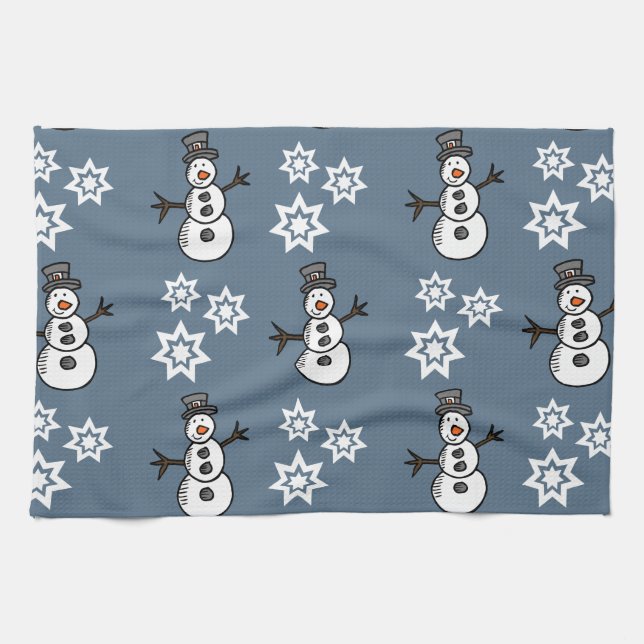Paño De Cocina Snowman (Horizontal)