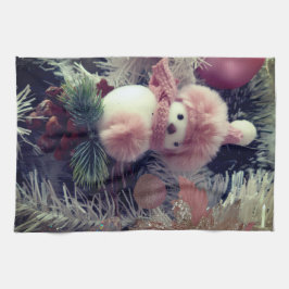 Paño De Cocina Snowman Christmas