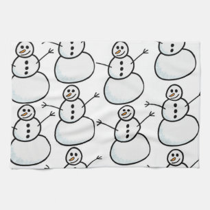 Paño De Cocina Snowmen