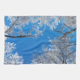Paño De Cocina Snowy Winter Scene