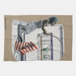 Paño De Cocina Sock Criminal Pescador Ladrón Fantasía Cocina Toal