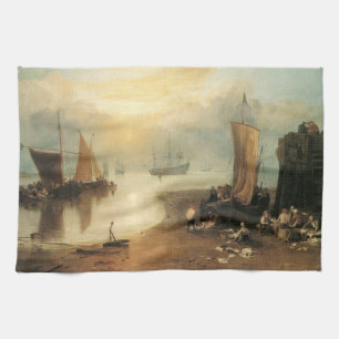 Paño De Cocina Sol Naciente a Través del Vapor por Joseph Turner