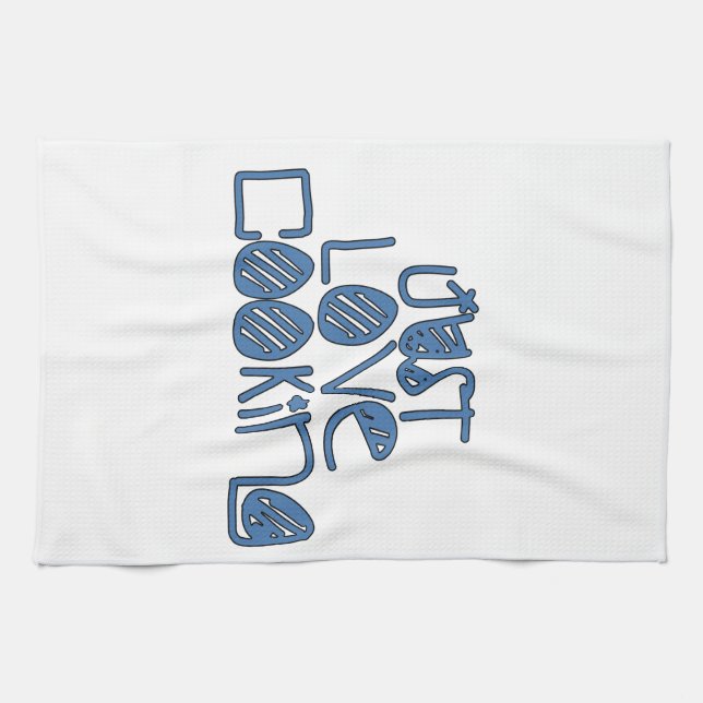 Paño De Cocina Sólo amor cocinando (Horizontal)