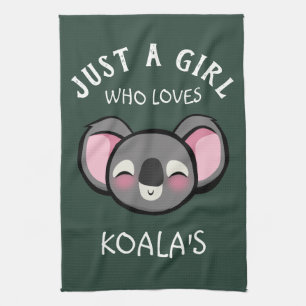 Paño De Cocina Sólo un chica que ama el de Koala