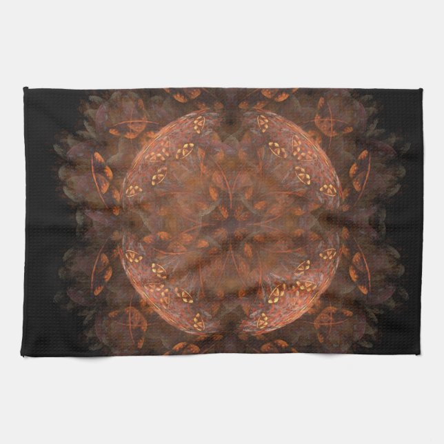 Paño De Cocina Sombreado de cobre dorado (Horizontal)