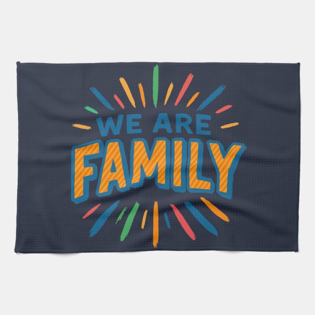 Paño De Cocina Somos familia 1 (Horizontal)