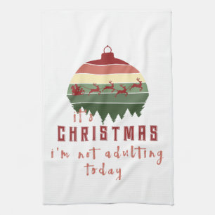 Paño De Cocina "Son Navidades que hoy no dudo"