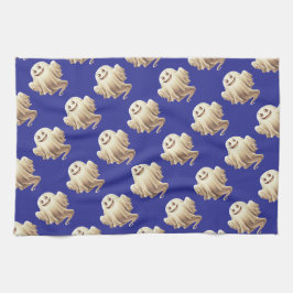 Paño De Cocina Sonrisa fantasma de Halloween