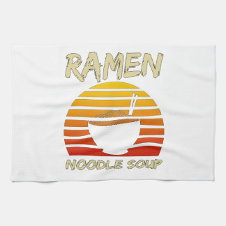 Paño De Cocina Sopa de fideos Ramen Kawaii Vintage japonés de fid