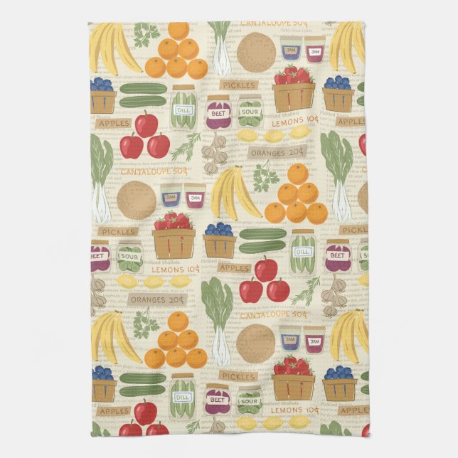 Paño De Cocina Soporte de la granja (Vertical)