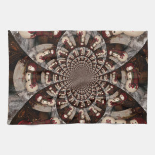 Paño De Cocina Sorprendente hombre de nieve