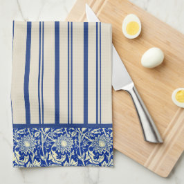 Paño De Cocina Sorta Azul Calico Stripe (Toalla de cocina)