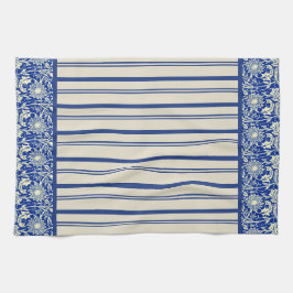 Paño De Cocina Sorta Azul Calico Stripe (Toalla de cocina)