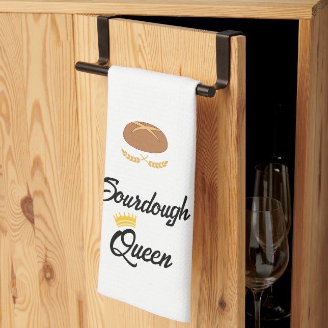 Paño De Cocina Sourdough Queen Kitchen Towel (Pliegue de tercios)