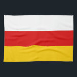 Paño De Cocina South Ossetia Flag<br><div class="desc">Patriotic flag of South Ossetia.</div>