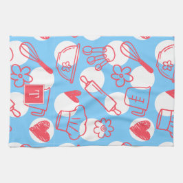 Paño De Cocina Southern Baking Polka Dot Pattern Recipe