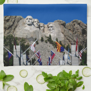 Paño De Cocina Souvenir de Mount Rushmore Dakota del Sur