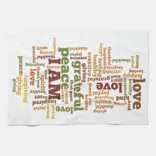 Paño De Cocina SOY afirmaciones