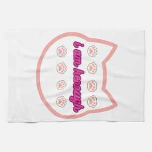 Paño De Cocina Soy el gato ksuficiente t-shert