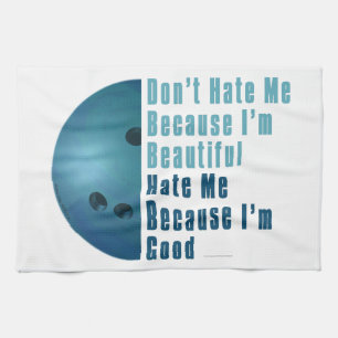 Paño De Cocina Soy Hermosa, Soy Buena Bola Azul