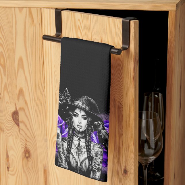 Paño De Cocina Soy la Bruja (Pliegue de tercios)