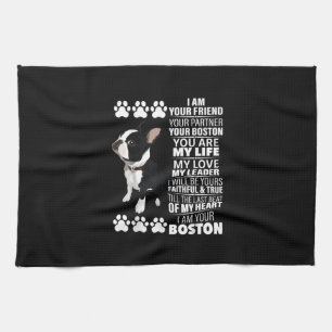 Paño De Cocina Soy Tu Amigo Tu Pareja Tu Terrible De Boston
