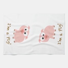 Paño De Cocina Soy un cerdo