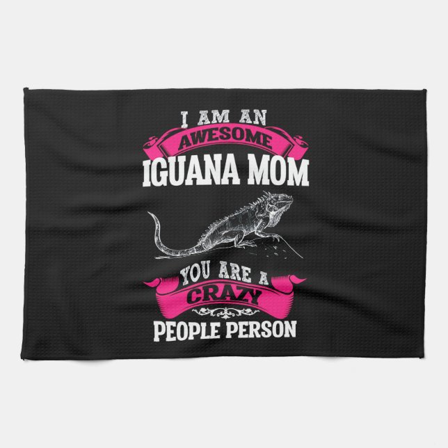 Paño De Cocina Soy una increíble madre de Iguana (Horizontal)