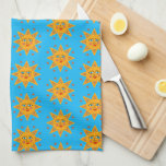 Paño De Cocina Sparkling Suns lindo y encantador patrón<br><div class="desc">Decoren su cocina con esta toalla de arte de sol. ¡Hace que el hogar sea un gran placer,  un cumpleaños o un regalo de boda! Puede personalizar y agregar texto también. Revisa mi tienda por muchos más colores y patrones!</div>