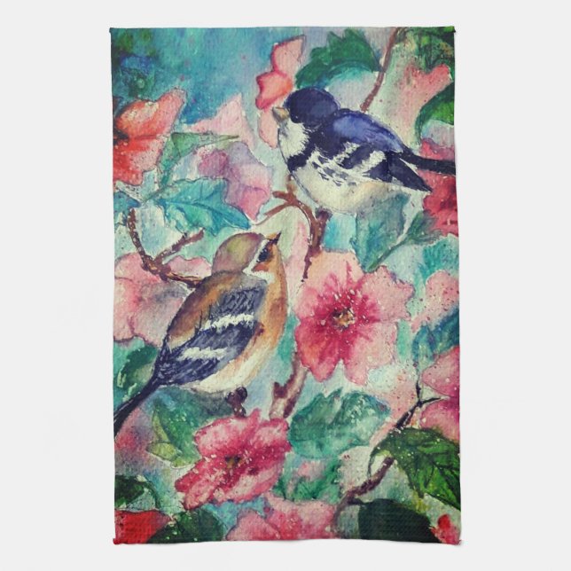 Paño De Cocina Sparrows Kitchen Towel Spring (Vertical)