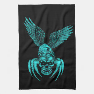 Paño De Cocina Spiderskull con águila