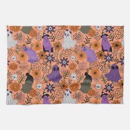 Paño De Cocina Spooky floral