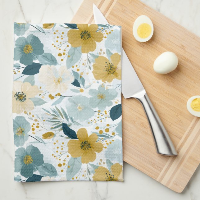 Paño De Cocina Spring Botanical Floral  Kitchen Towels (Doblado Cuarto)