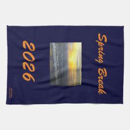 PAÑO DE COCINA "SPRING BREAK 2026 OCEAN SUNSET KITCHEN TOWEL"