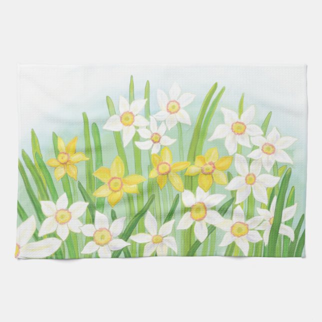 Paño De Cocina Spring Daffodils (Horizontal)