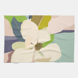 Paño De Cocina Spring Magnolia Color Blocks Florist 