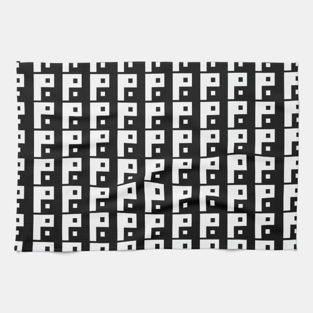 Paño De Cocina Square Yin Yang (Horizontal)